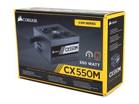 CORSAIR CX M Series CX550M 550W 80 PLUS BRONZE Haswell Ready ATX12V