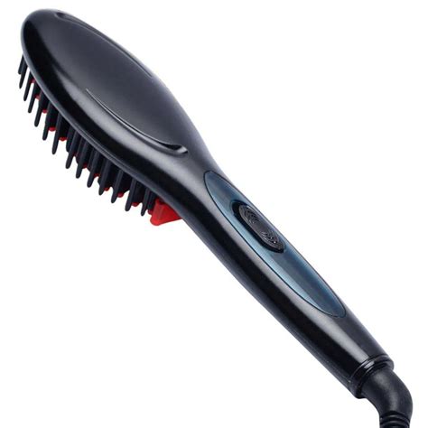 Electric Brush For Hair - Ceramic Hair Straightener Brush Fast ...