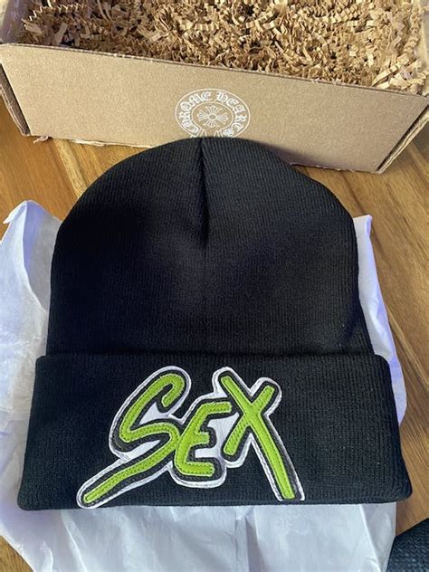 Chrome Hearts In Hand Chrome Hearts Matty Boy Sex Records Sex Beanie Grailed