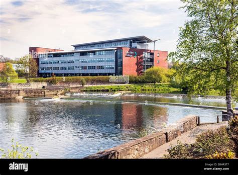 Ayrshire College Riverside Building Ayr Ayrshire Scotland Uk Stock