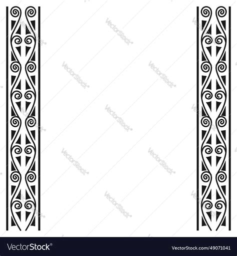 Indonesian Batik Heritage Element Design Vector Image