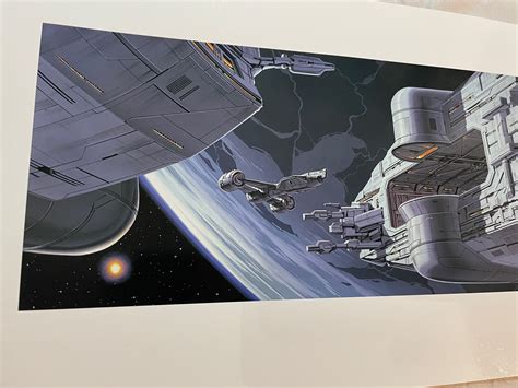 Phantom Menace Vintage Print Star Wars Rare 1999 Doug Chiang Etsy Canada