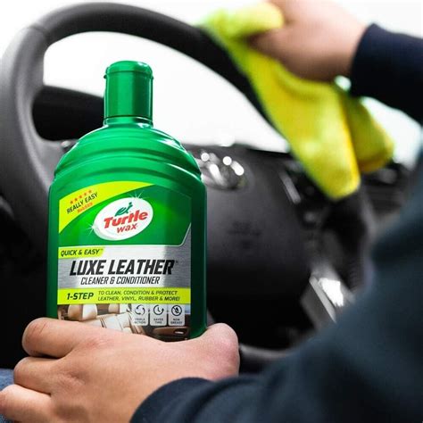 Turtle Wax Luxe Leather Cleaner Conditioner Restores Protects Car Seats