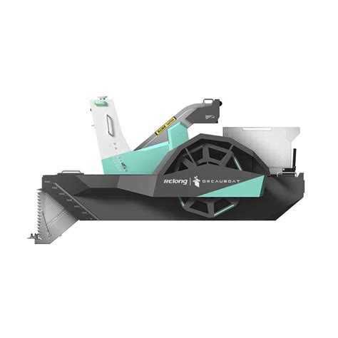 Boat Harvester Machine Ucb Relong Aquatic Weed Unmanned