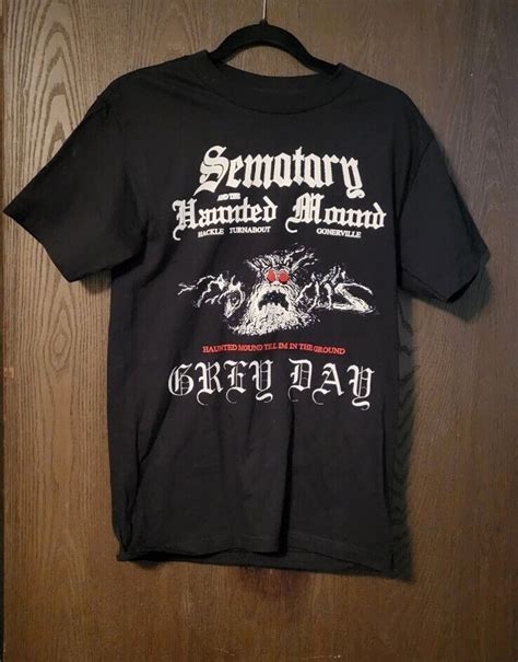 2023 Sematary Grey Day Tour T Shirt Small Gem