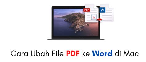 Berhasil Cara Mengonversi File Pdf Ke Word Di Mac Lelang Ilmu