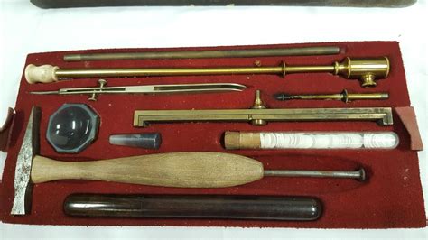 Instrumentation Scientifique Xixe Siecle Rare Mallette De Re Vente