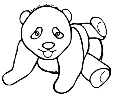 Panda Printable Coloring - Play Free Coloring Game Online