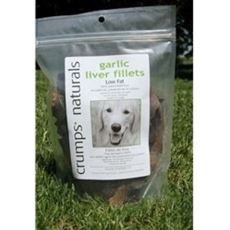 Crumps' Naturals Garlic Liver Fillets Dog Treats (5.6 oz.) | Dog snacks, Pet dogs, Dog treats