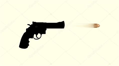 Gun firing bullet — Stock Photo © i3alda #12035925