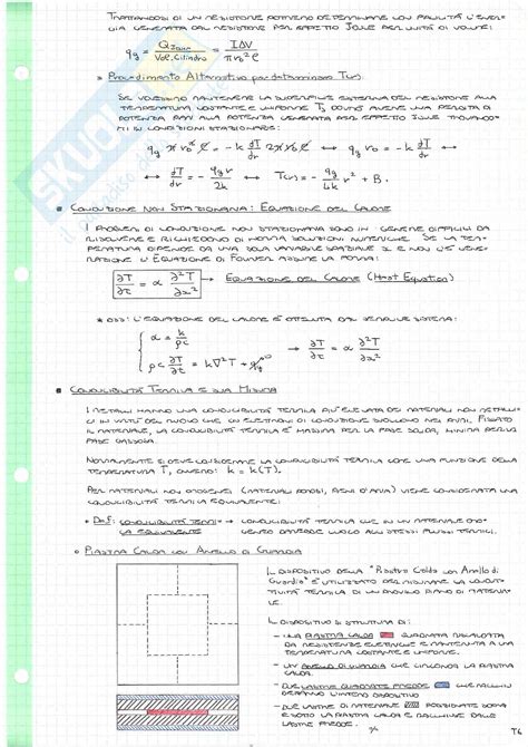 Termocinetica Appunti Ed Esercizi Commentati Secondo Modulo Di Moto