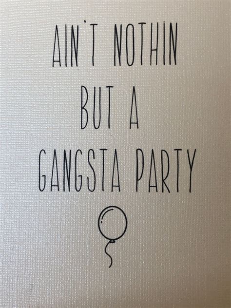 Ain T Nothin But A Gangsta Party Tupac Shakur Snoop Etsy