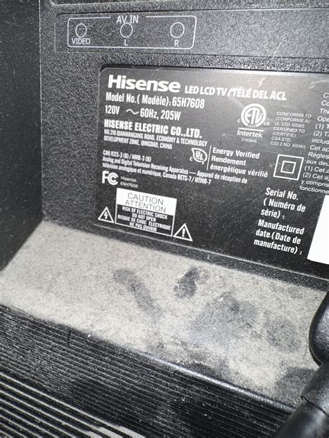 Hisense logo Comes up then Tv shuts off immediately, power cord is fine ...