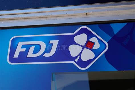 Fdj Logo Brand and Sign Text Facade of French National Lottery Operator ...