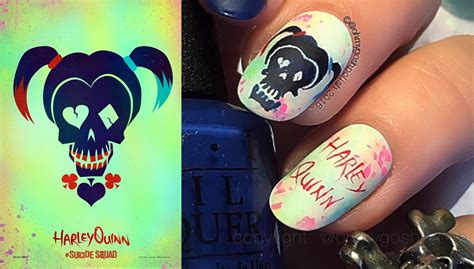 Harley Quinn Nail Designs - Design Talk