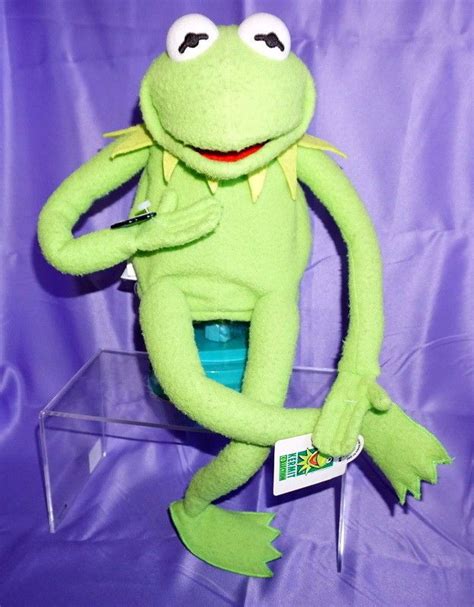 NEW Full Body Kermit The Frog Puppet Hand Meme Plush Soft Toy Jim