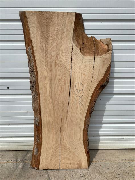 Live Edge White Oak Slab Etsy