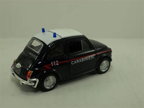 Coche Autos Policia Welly Fiat Nouva Italia Miniaturas