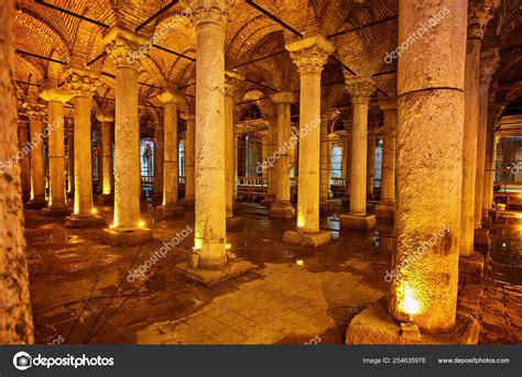 Basilica Cistern Underground Water Reservoir Build Emperor Justinianus