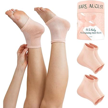 Amazon Bodiance Moisturizing Gel Heel Socks Or Sleeves Pairs