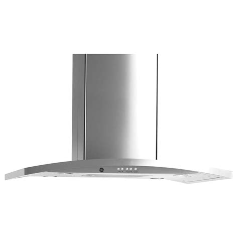 Ge Profile 36 In Designer Range Hood In Stainless Steel Pv977nss The