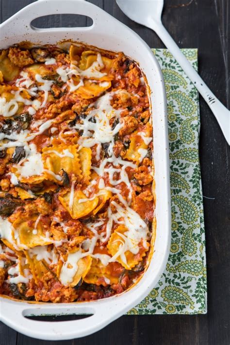 Baked Cheese Ravioli Casserole A Zesty Bite