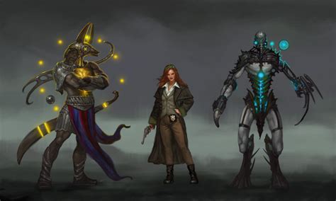 Characters | The Strange RPG | EXPLORE · DEFEND · CREATE