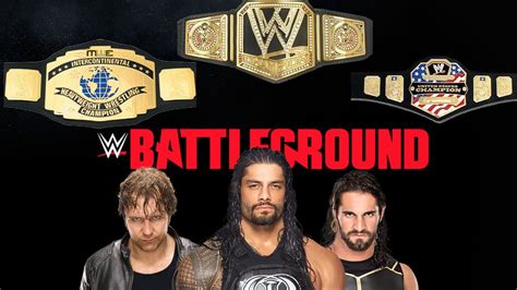 Wwe Battleground 2016 Preview Predictions Youtube