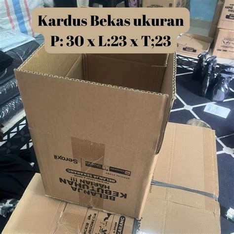 Jual Kardus Packing Bekas Packaging Dus Tebal Box Pengiriman Kotak