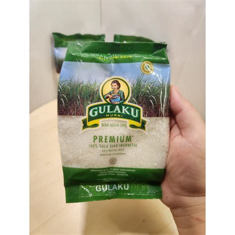 Jual Gulaku Gula Premium Putih Hijau Tebu Kuning Gram Tebu