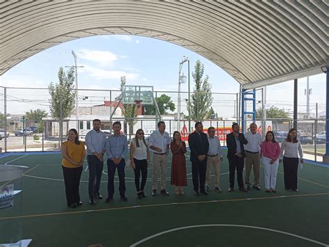 Inaugura Alcalde Capitalino Cancha Y Domo Del Centro Comunitario San