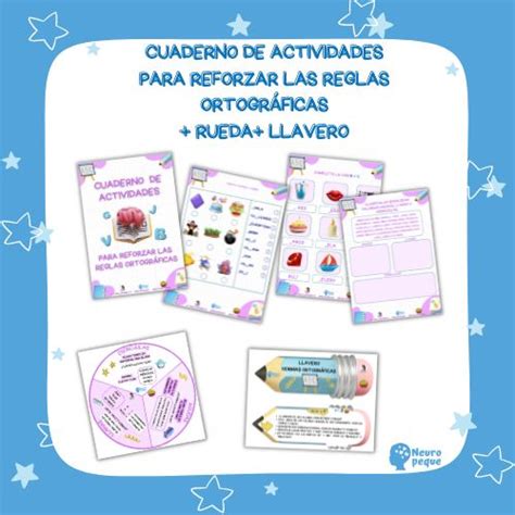 Cuaderno reglas ortográficas reglas de ortografía