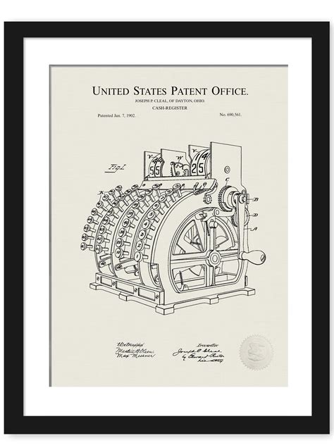 Office Decor - Vintage Patent Prints