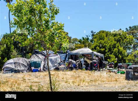 A Homeless encampment in Oakland California USA Stock Photo - Alamy