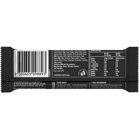 Musashi High Protein P45 Bar Choc Nut 90g Woolworths