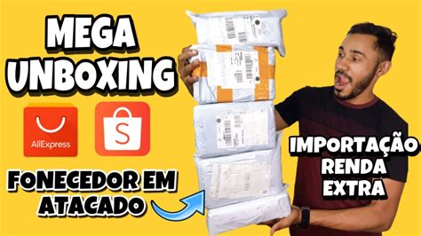 MEGA UNBOXING De PRODUTOS IMPORTADOS Para REVENDER Do ALIEXPRESS E