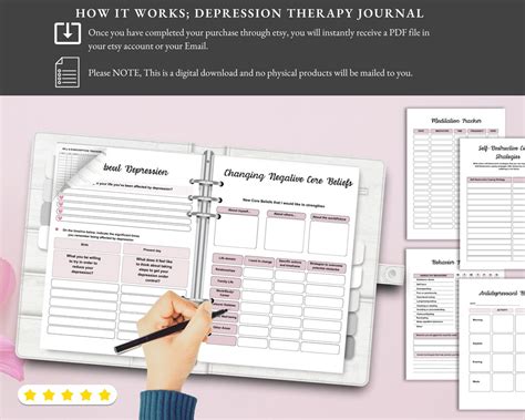 Journal Notebook For Depression