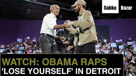 Watch Barack Obama Rap Lose Yourself After Eminem Welcomes Him In