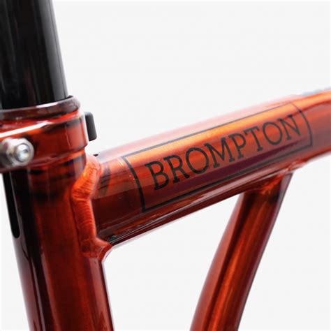 Brompton P Line Explore Mid Flame Lacquer With Rack