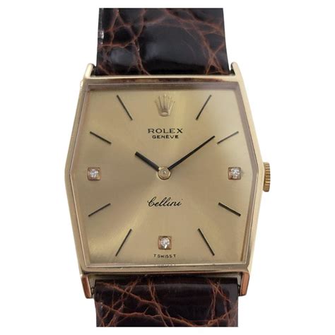 Rolex Cellini Pocket Watch Yellow Gold Bronze Dial 3718 Manual Wind