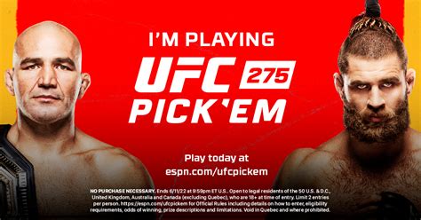 ESPN UFC 275 Pick'em - Leaderboard