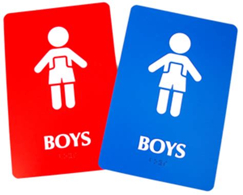 Boys Bathroom Signs | Kids Bathroom Signs