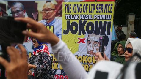 Rentetan Aksi Demo Di KPU Tolak Pemilu Curang Mahasiswa Hingga Buruh