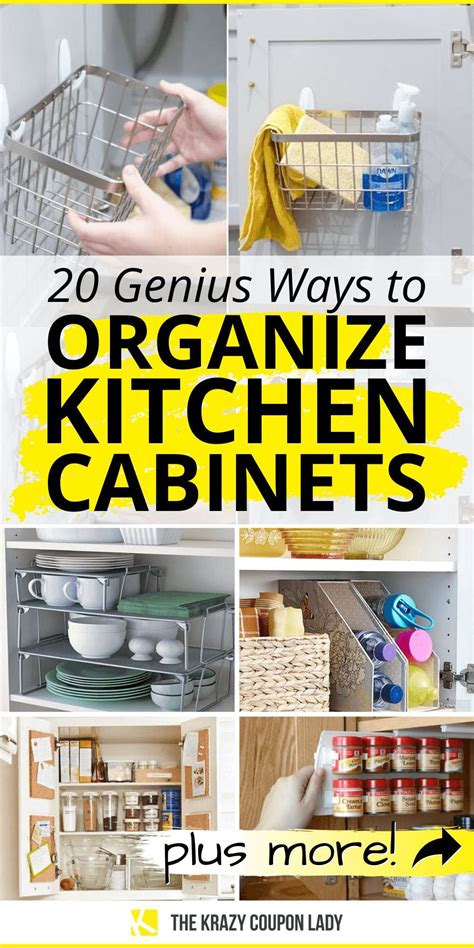 How To Organize Kitchen Cabinets 20 Genius Ways To Declutter Kitchen Hack Decor Kitchen Hacks