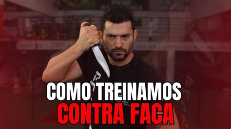 Defesa Pessoal Contra Faca Krav Maga Caveira Youtube