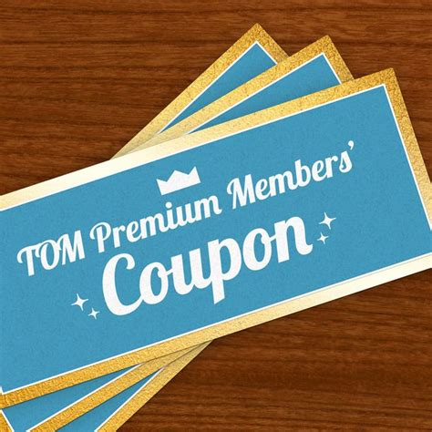 Tom Premium Members Coupon Free Standard Shipping Tokyo Otaku