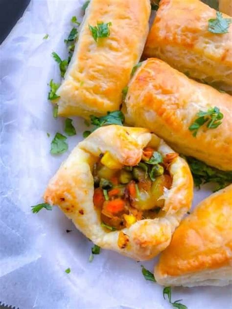 Quick Vegetable Puff Recipe Indian Curry Puff Currypuff