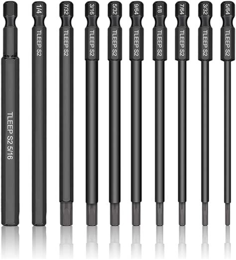 Tleep X Long Mm Inch Hex Head Allen Wrench Drill Bits