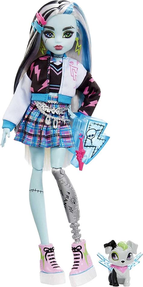 Amazon co jp Monster High Poupée Frankie Stein Avec Accessoires Et