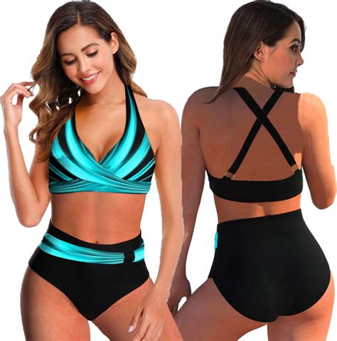 Strój Kąpielowy Push Up Bikini Boho Wysoki Stan XL Ceny i opinie
